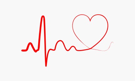 Heart icon. Vector illustration.