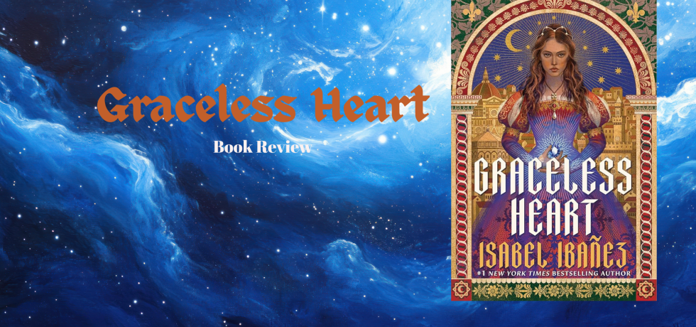 Book cover depicting a girl in renaissance dress with a blue stone in her hands.