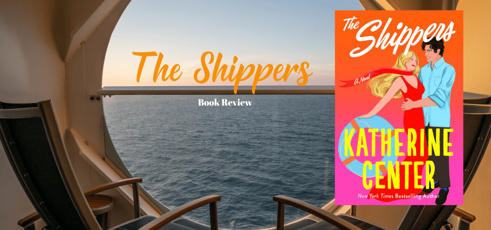 Book Cover displaying a couple in love against the background of a cruise ship window.