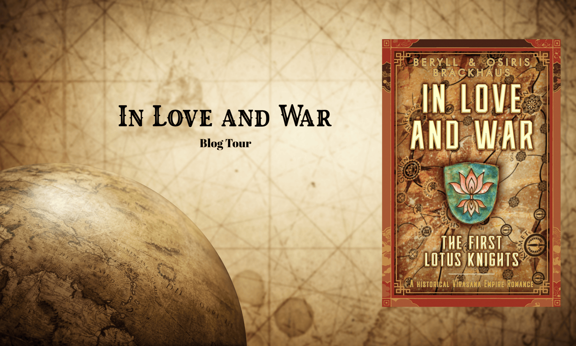 Book Cover against an ancient world map background